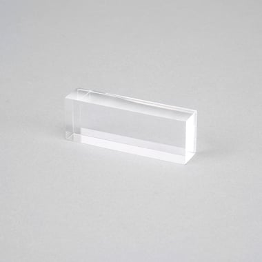 Acrylic Rectangular Printing Block - Clear