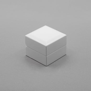 Wooden Ring Box - Gloss White